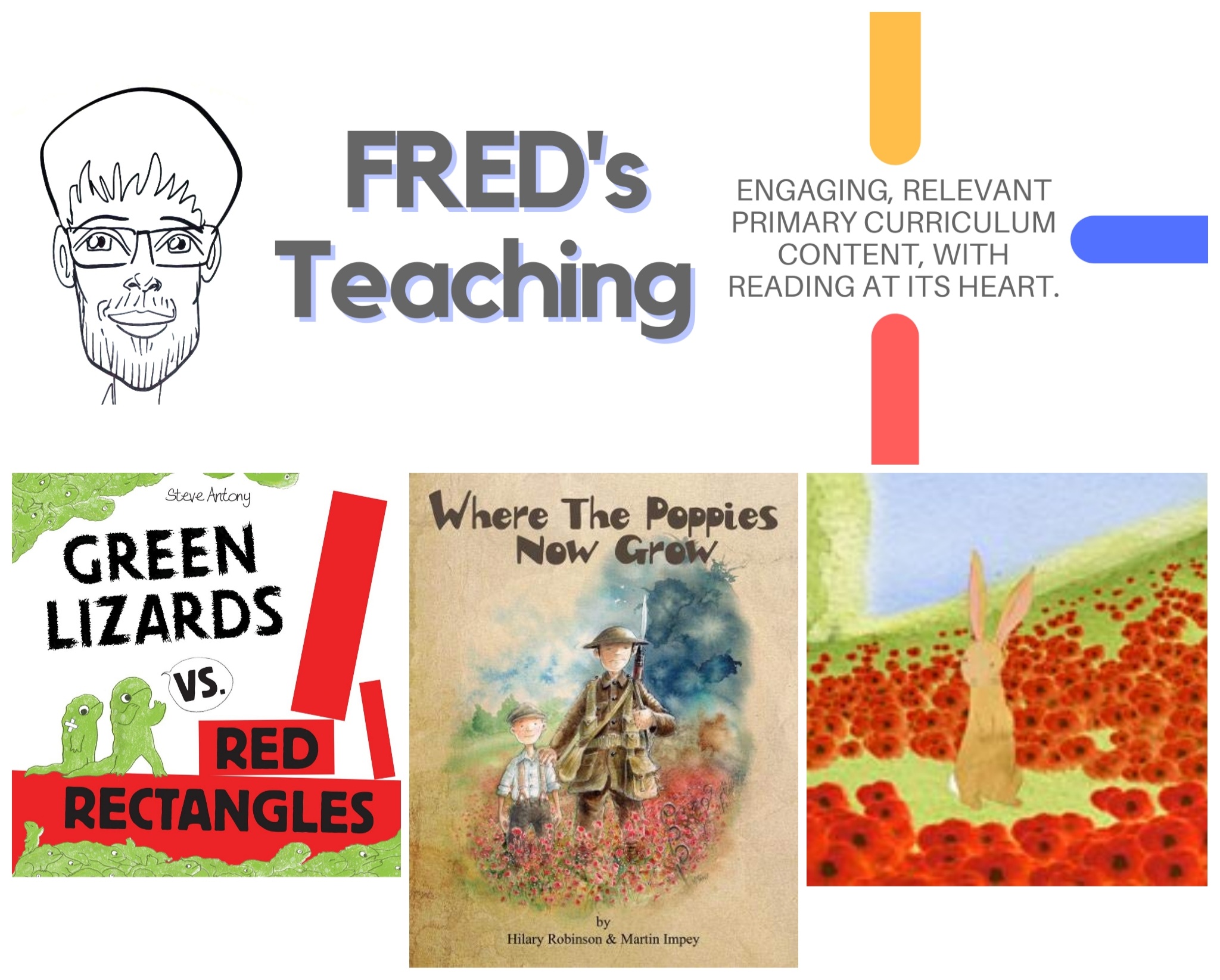 KS1 Remembrance WCR Green Lizards vs Red Rectangles Fred's Teaching
